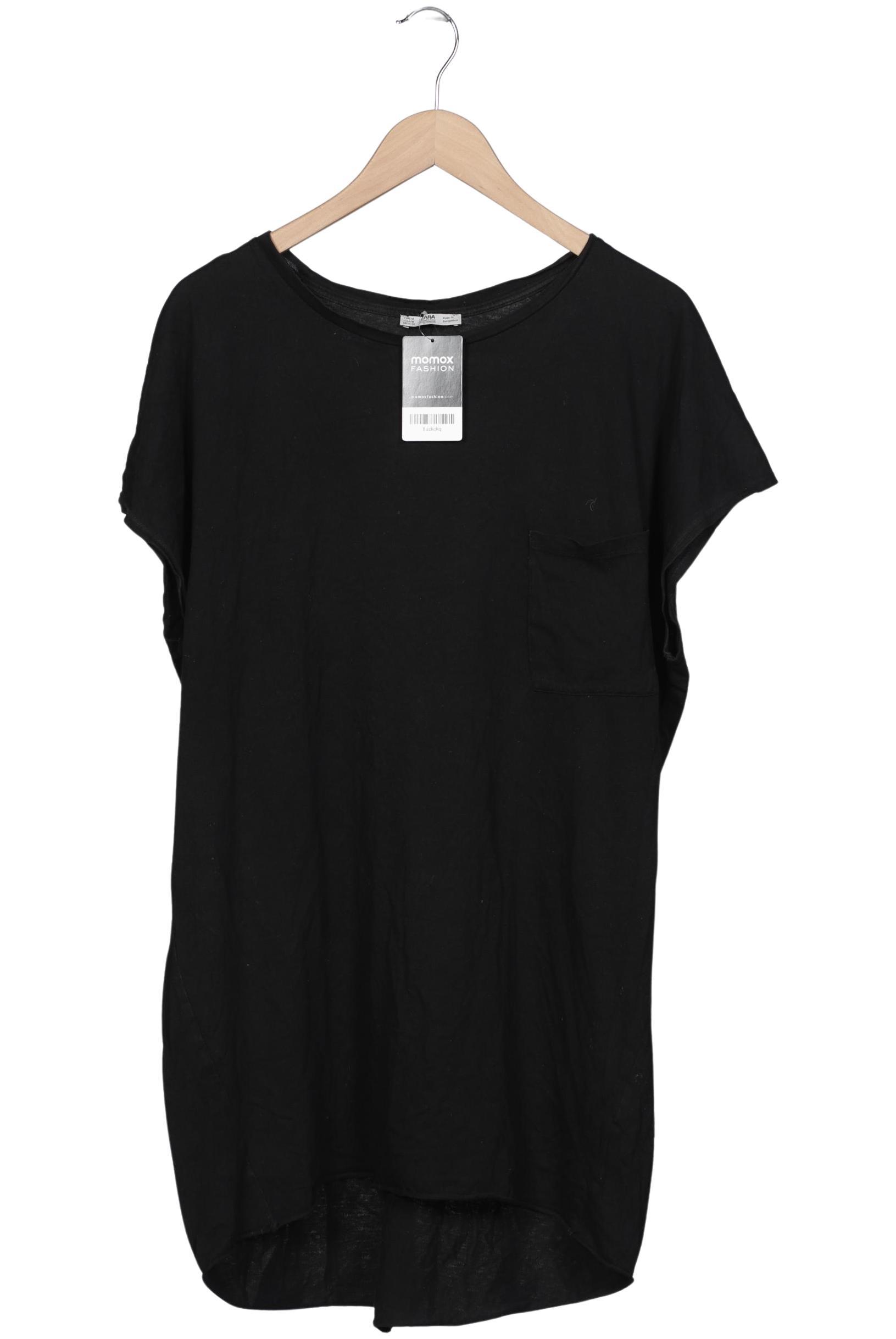 

Zara Damen T-Shirt, schwarz, Gr. 38