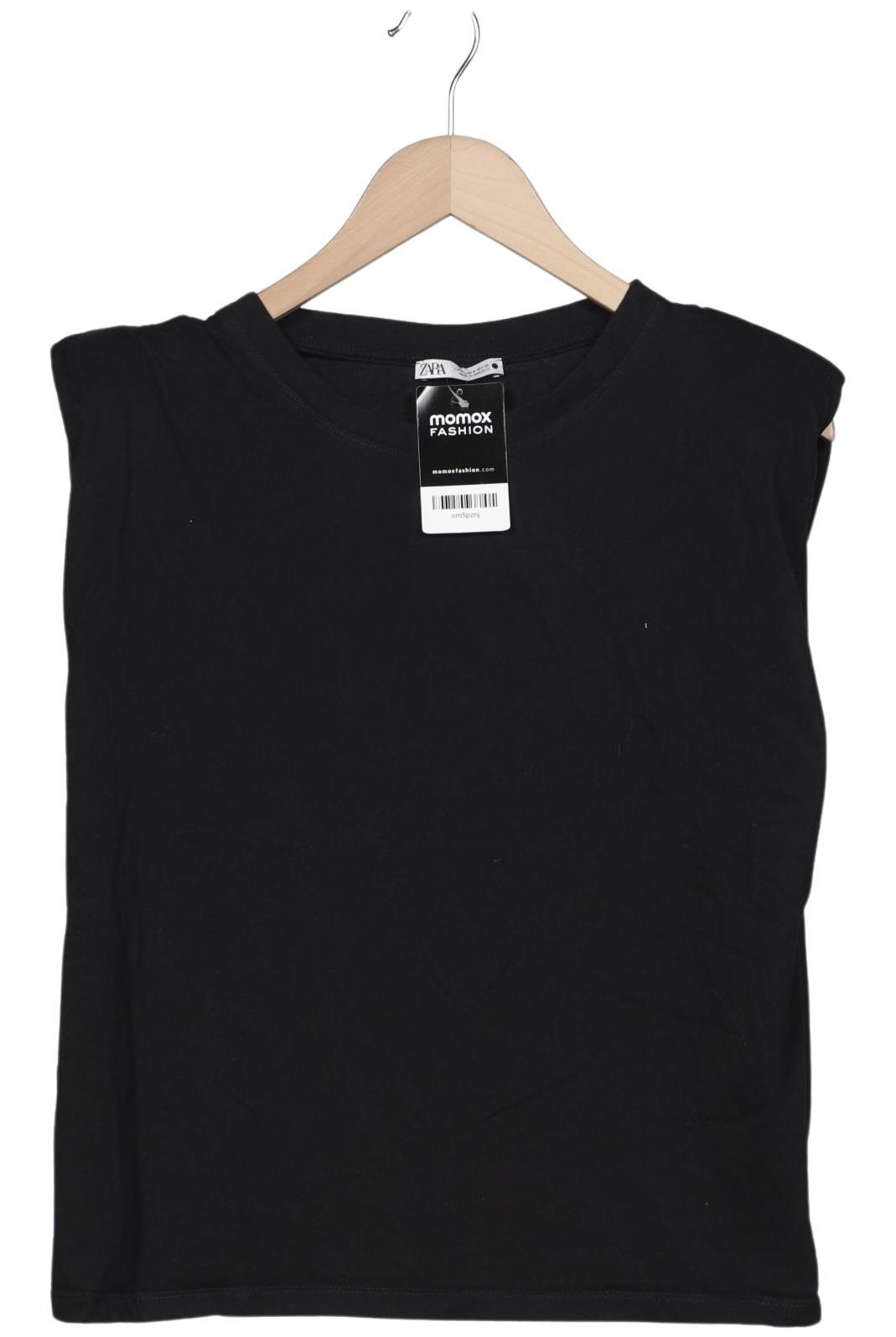 

Zara Damen T-Shirt, schwarz, Gr. 36