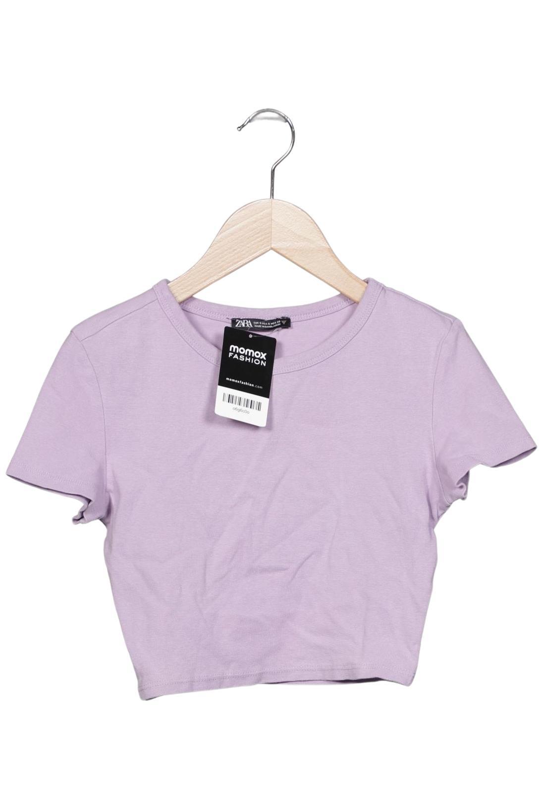 

Zara Damen T-Shirt, flieder, Gr. 36