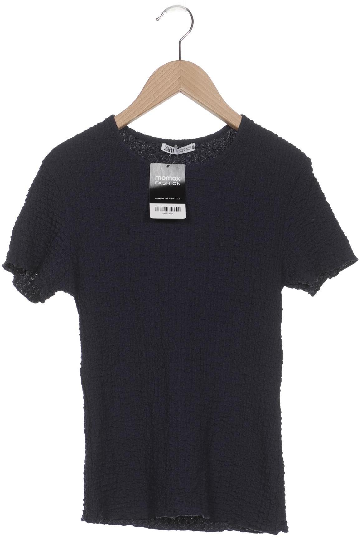

Zara Damen T-Shirt, marineblau, Gr. 36