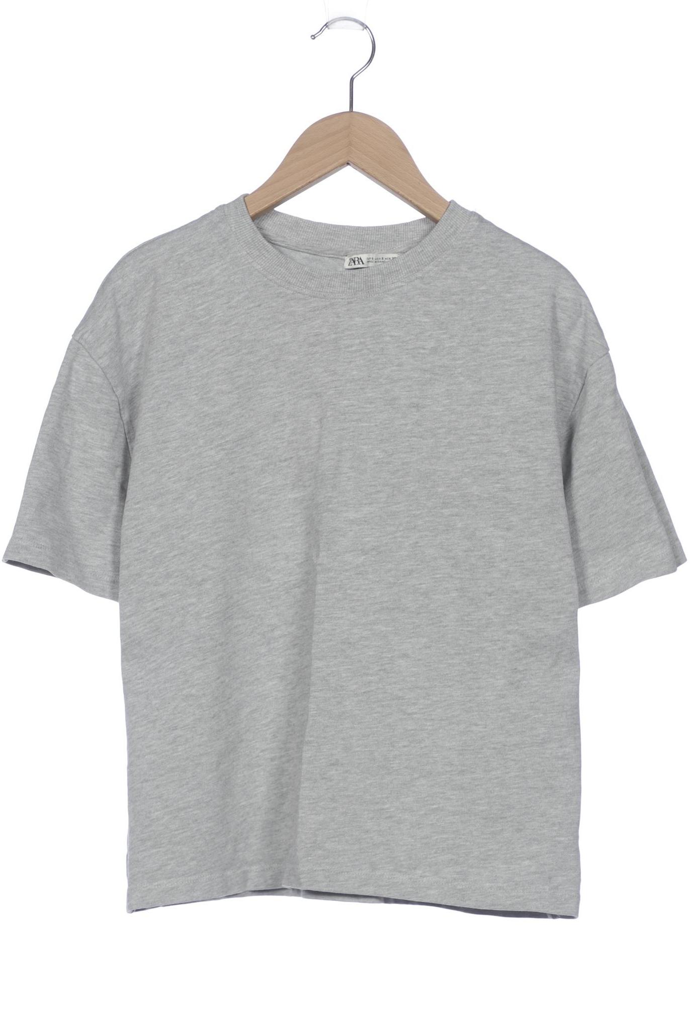 

Zara Damen T-Shirt, grau, Gr. 36
