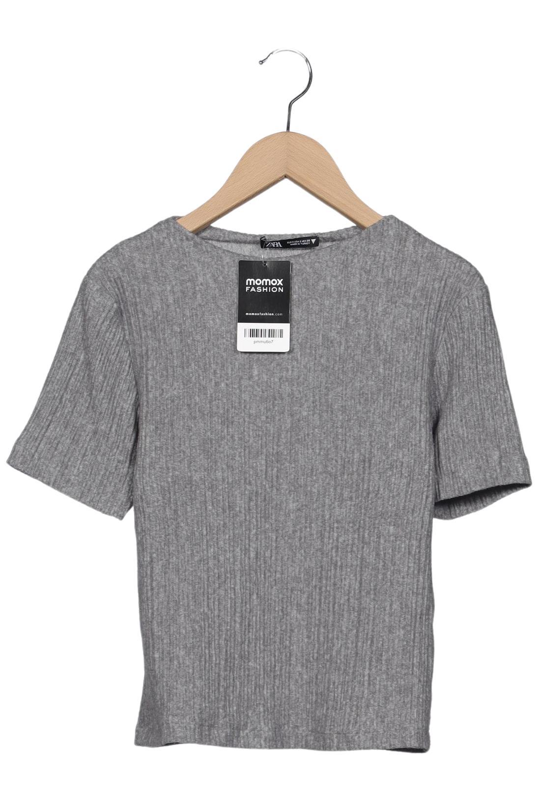 

Zara Damen T-Shirt, grau, Gr. 36