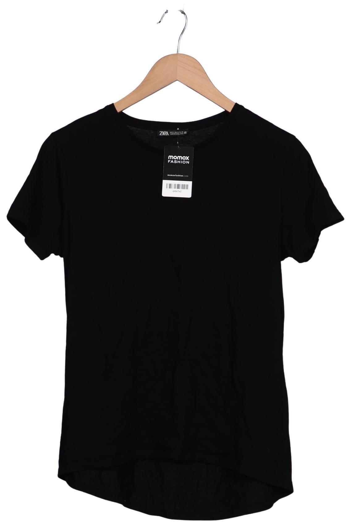 

Zara Damen T-Shirt, schwarz, Gr. 38