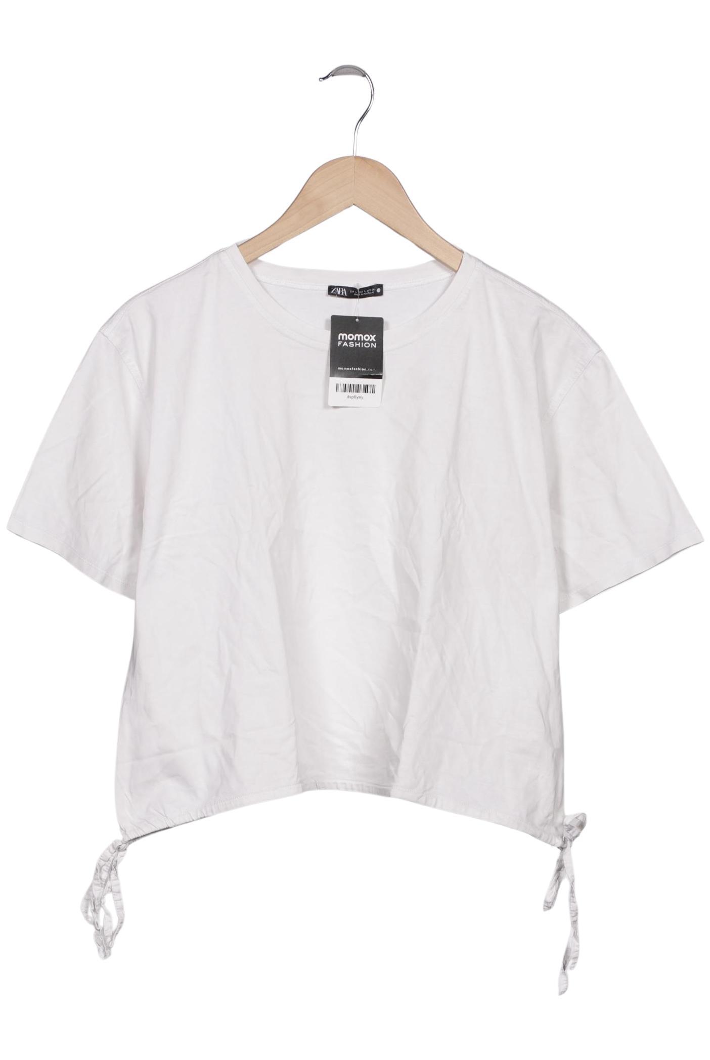 

Zara Damen T-Shirt, weiß, Gr. 42