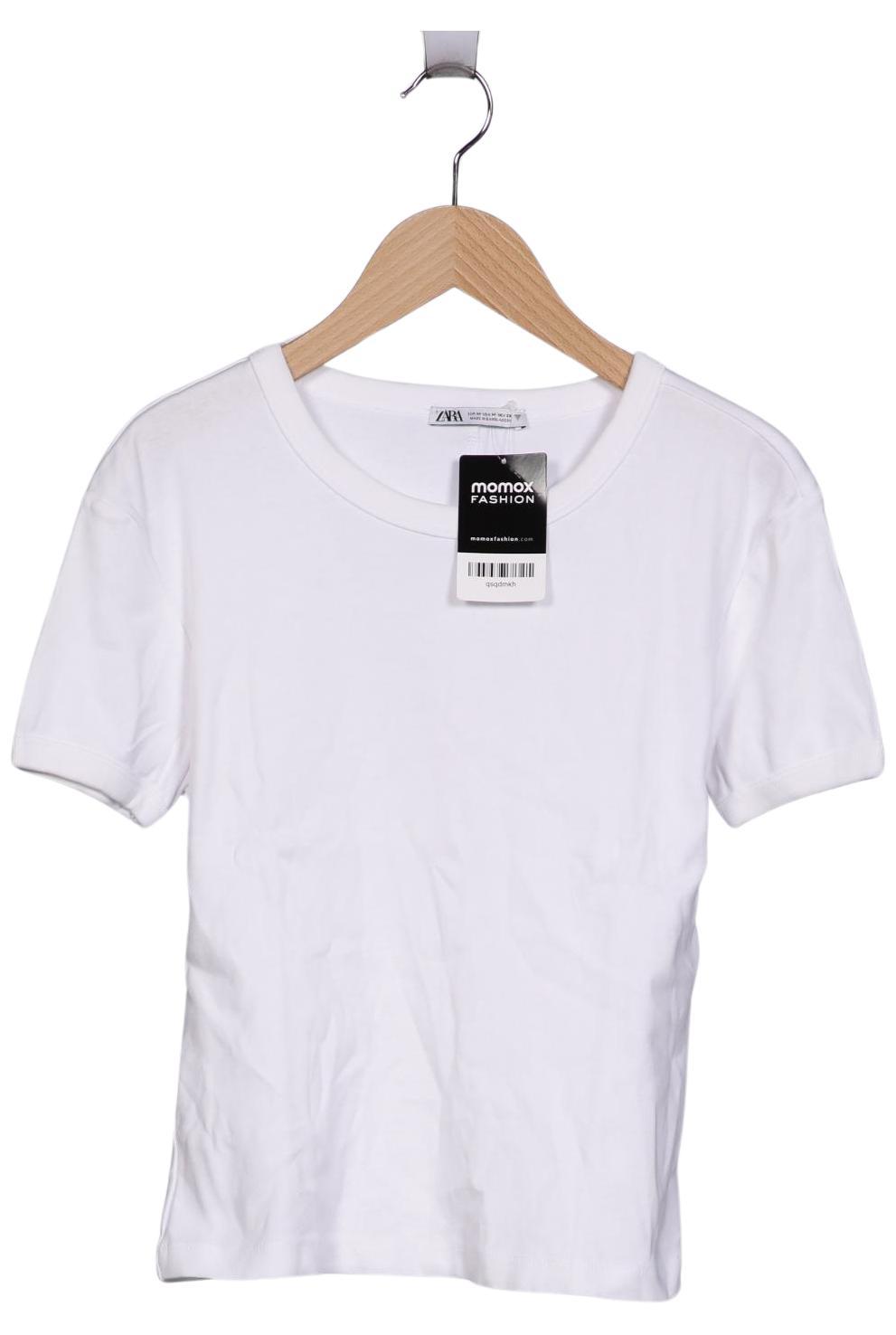 

Zara Damen T-Shirt, weiß, Gr. 38