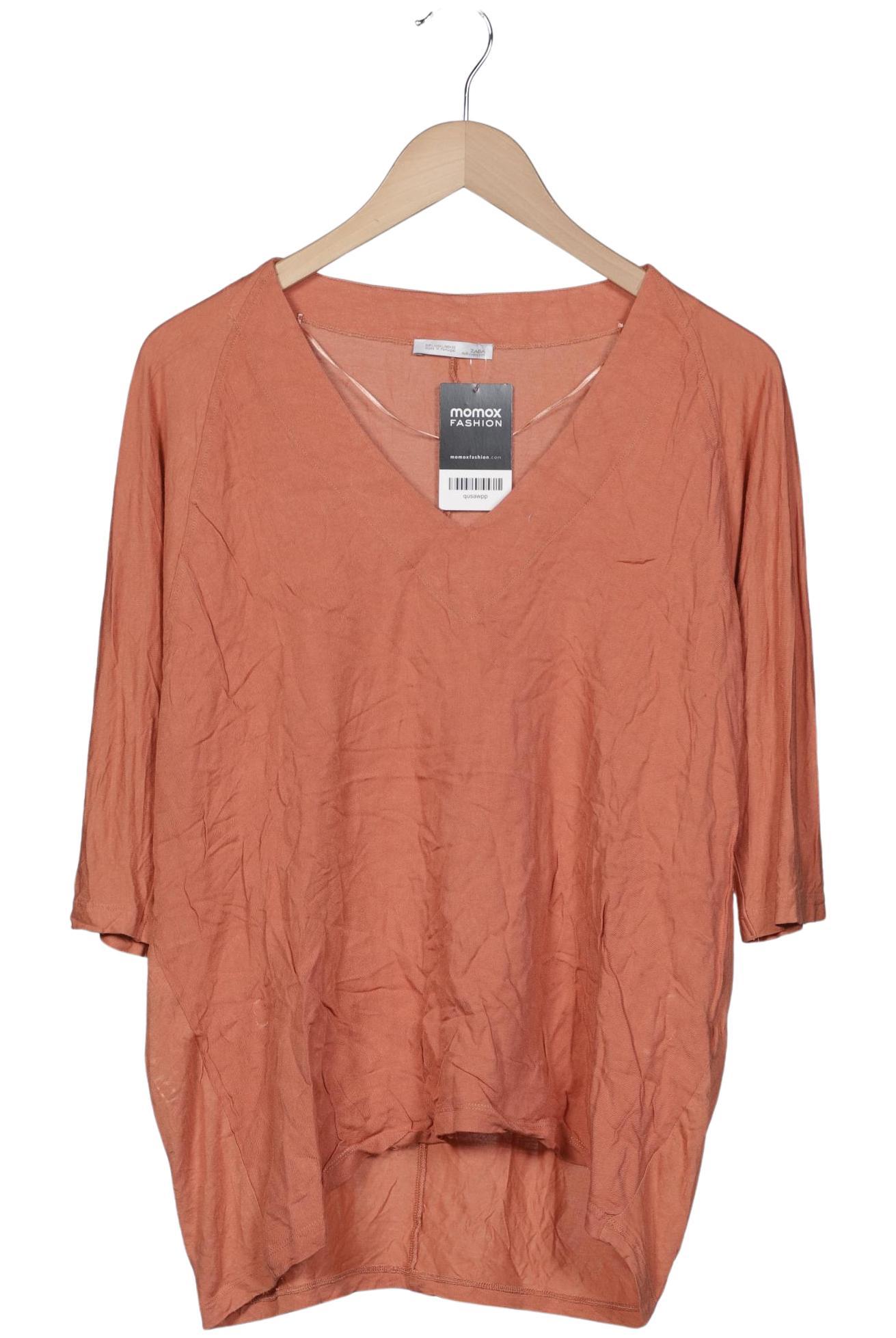 

Zara Damen T-Shirt, orange, Gr. 42