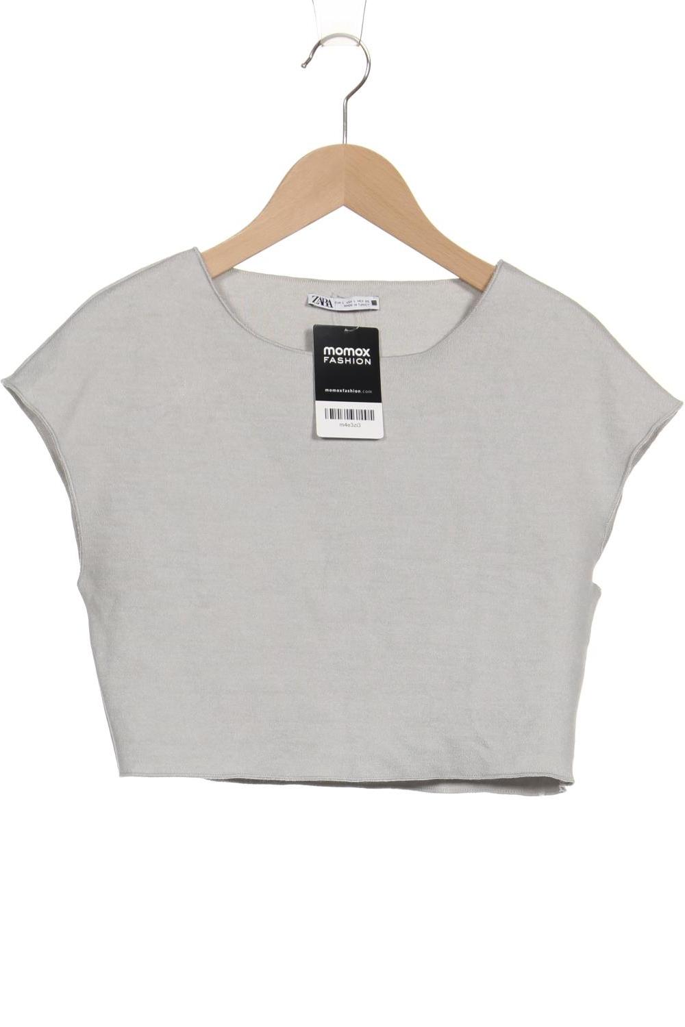 

Zara Damen T-Shirt, grau, Gr. 42