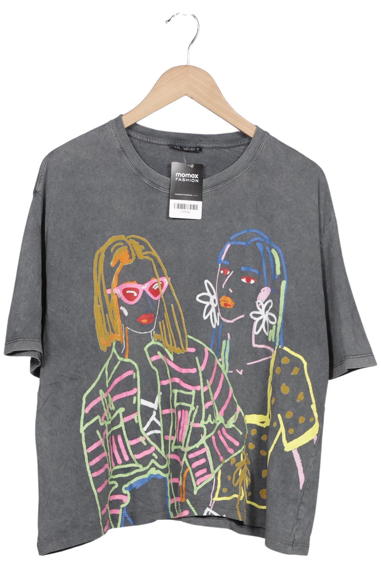 

Zara Damen T-Shirt, grau, Gr. 42
