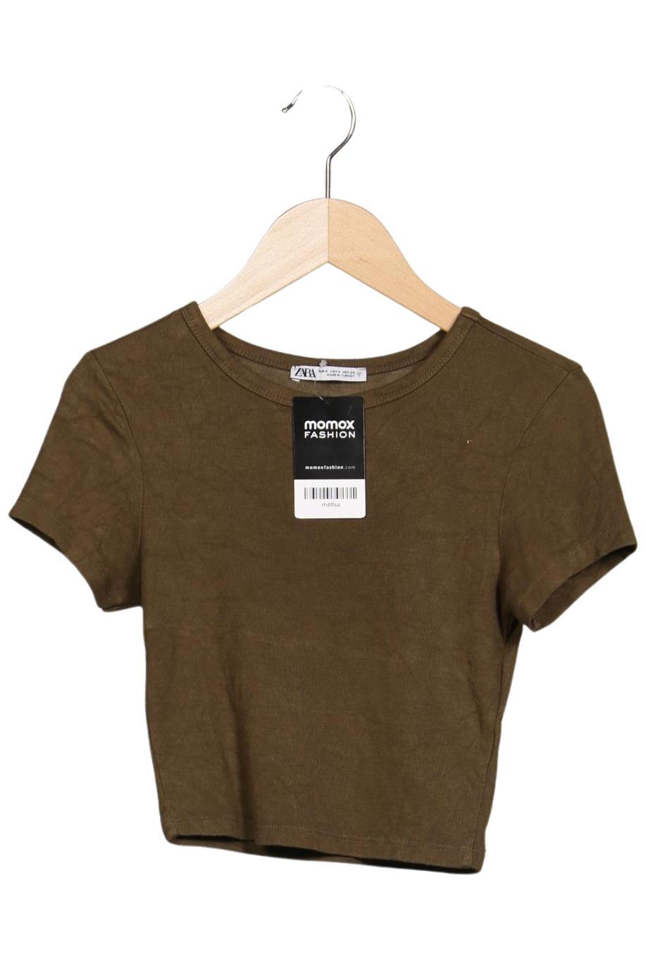 

Zara Damen T-Shirt, braun, Gr. 36