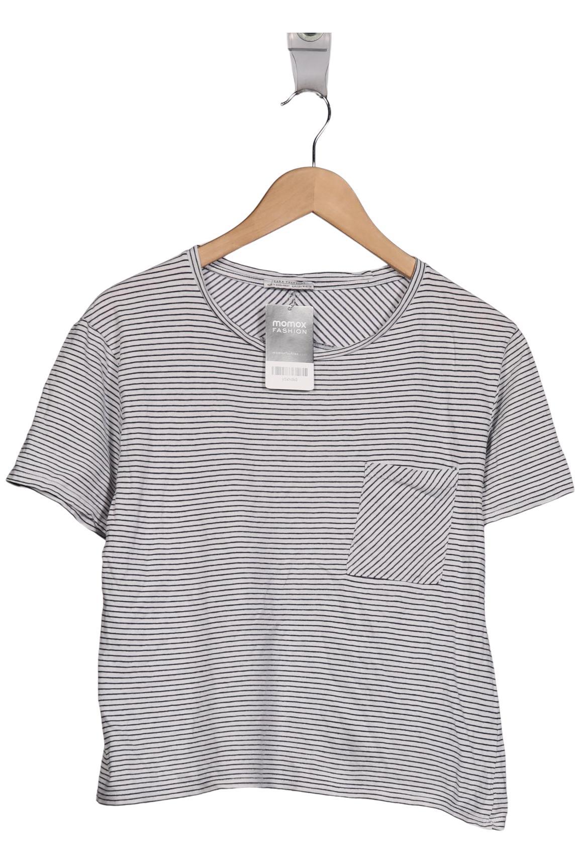 

Zara Damen T-Shirt, grau, Gr. 38