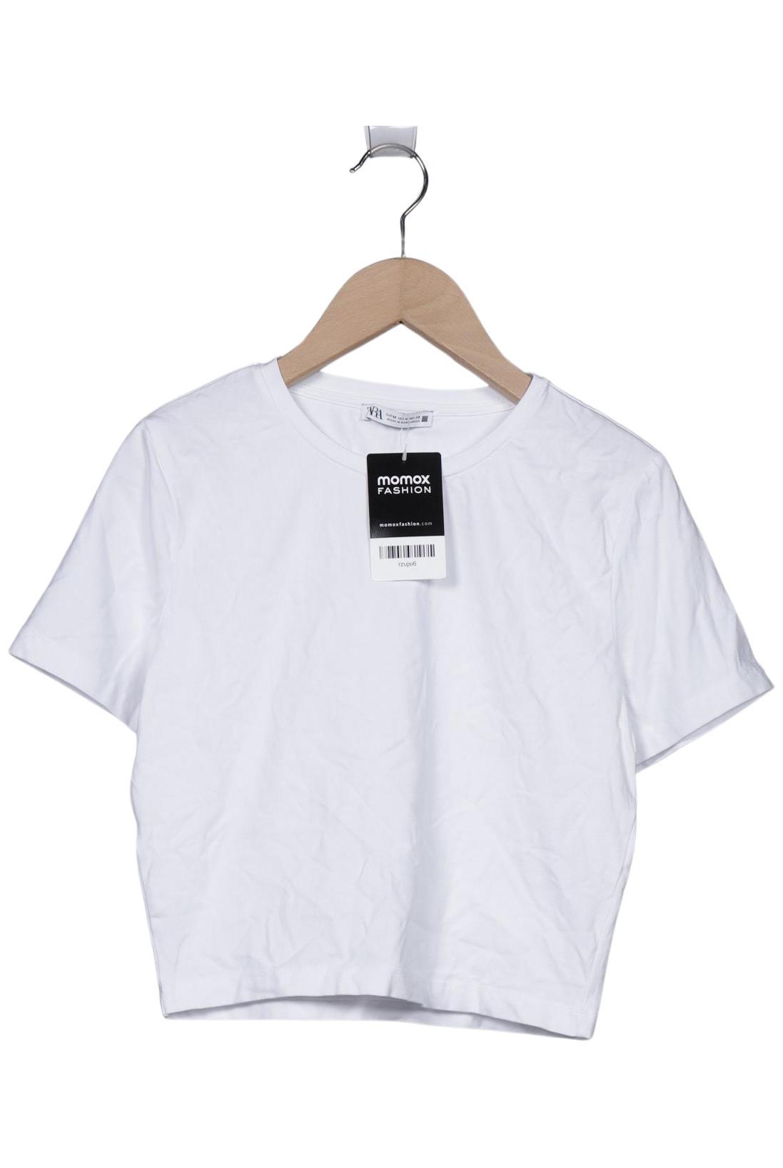 

Zara Damen T-Shirt, weiß, Gr. 38