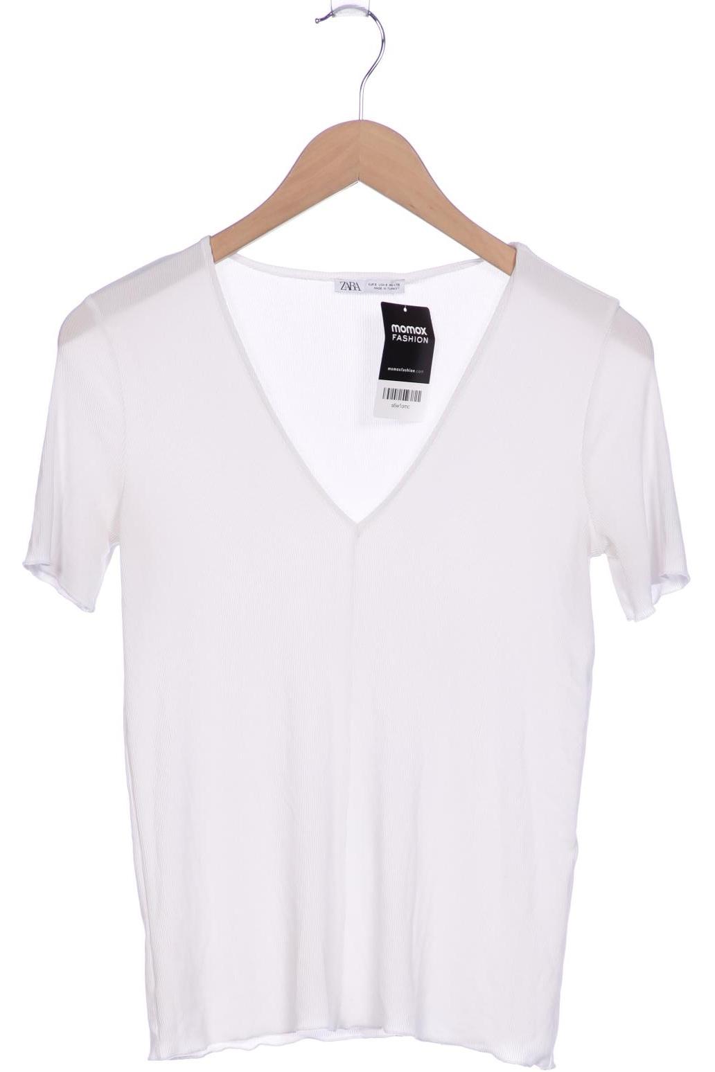 Thumbnail - Zara Damen T-Shirt, weiß, Gr. 36