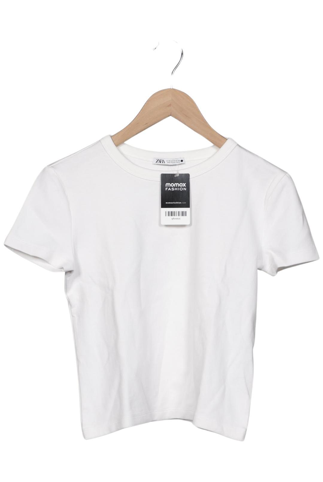 

Zara Damen T-Shirt, weiß, Gr. 34