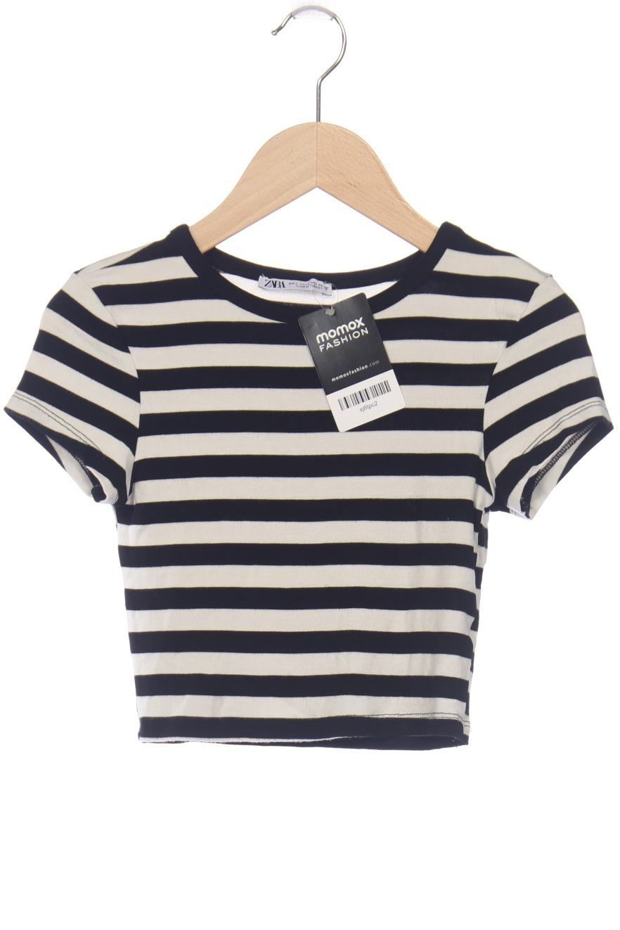 

Zara Damen T-Shirt, schwarz, Gr. 36