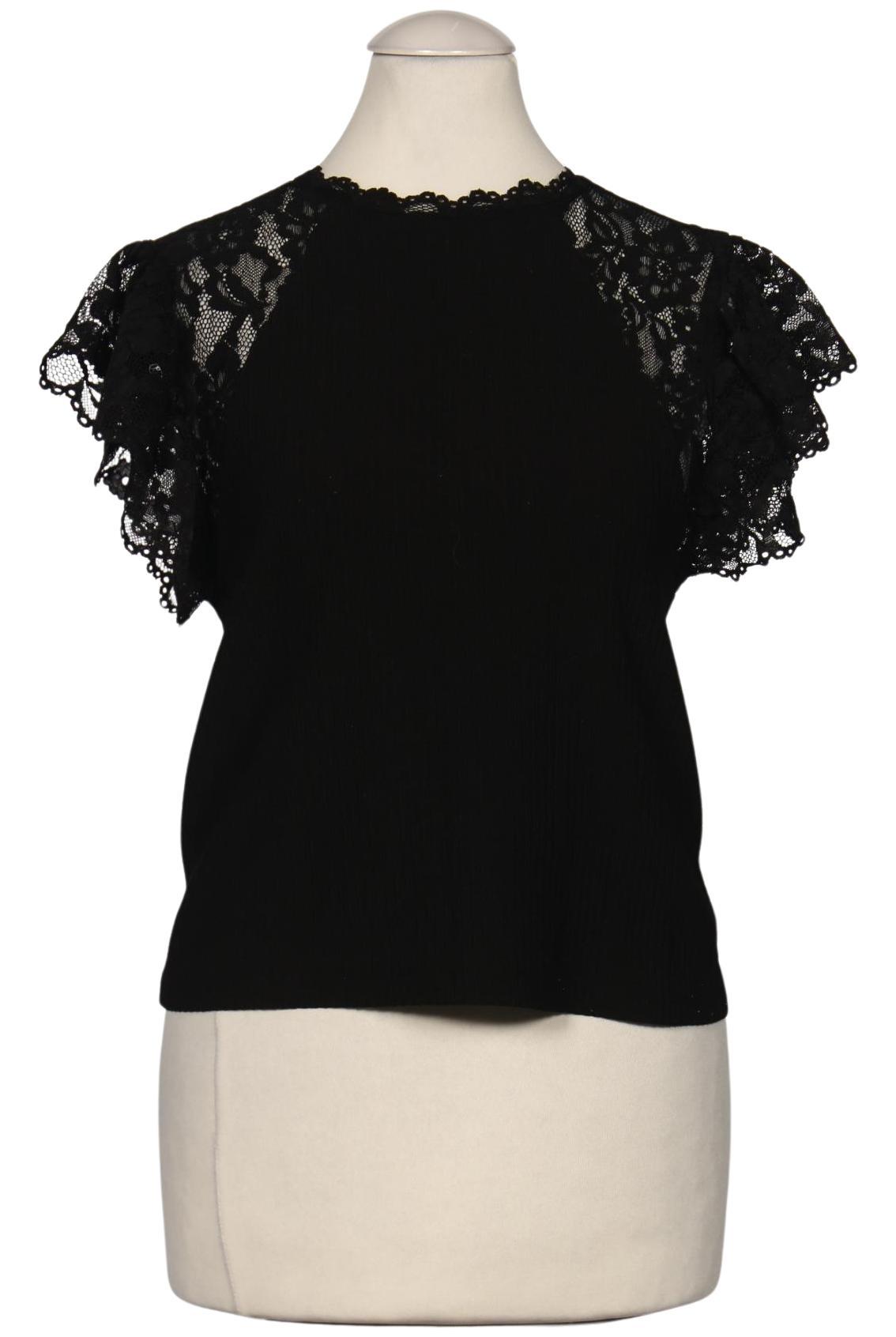 

Zara Damen T-Shirt, schwarz, Gr. 36