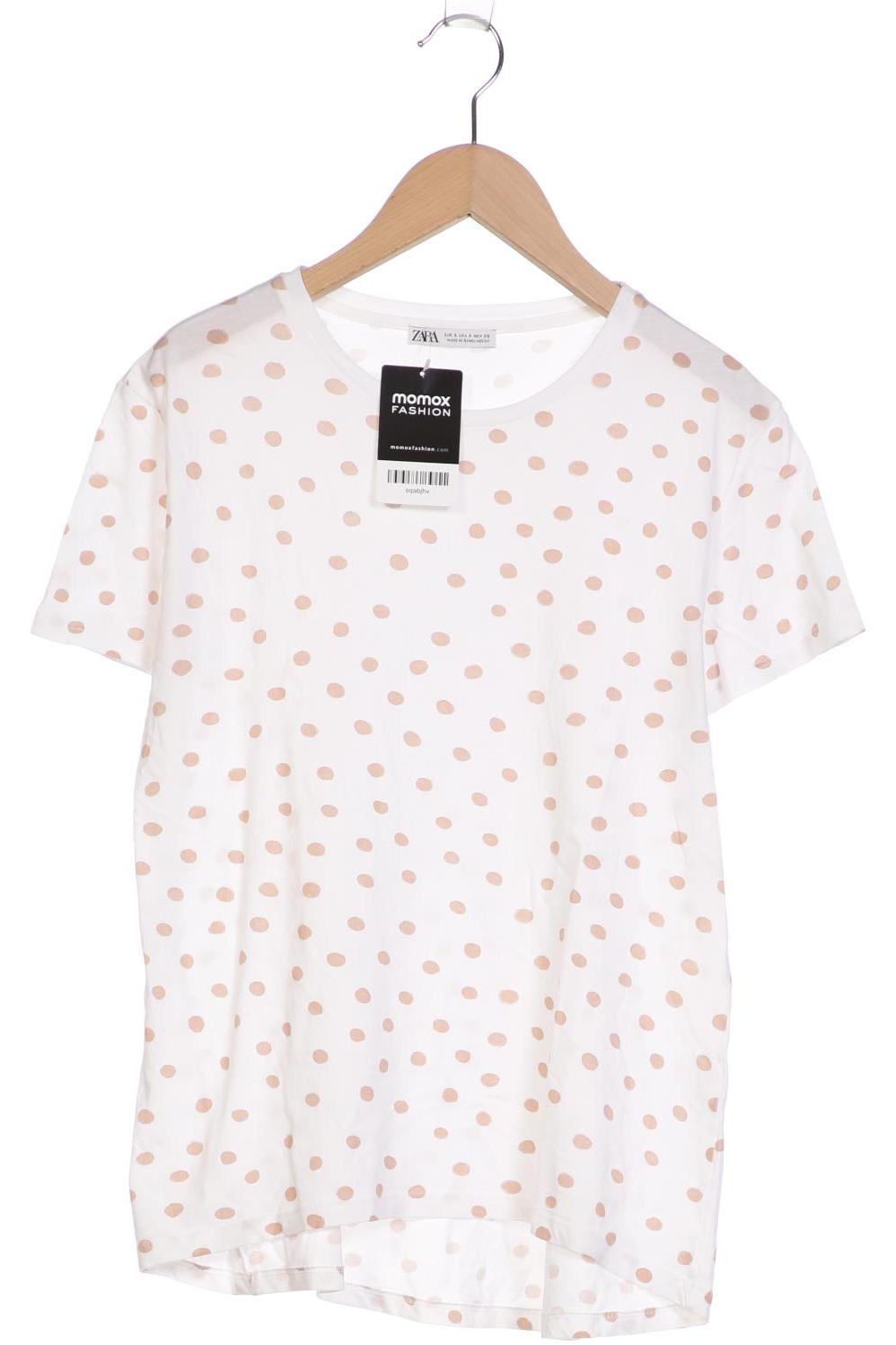 

Zara Damen T-Shirt, weiß, Gr. 36