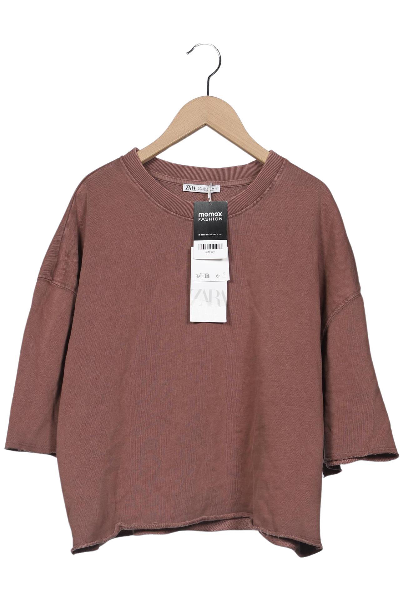 

Zara Damen T-Shirt, braun, Gr. 42