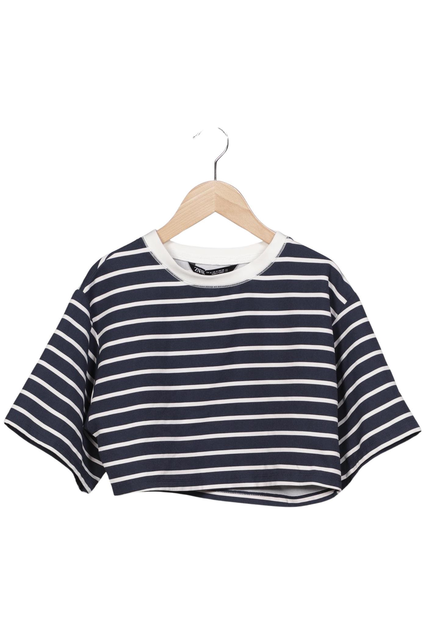 

Zara Damen T-Shirt, marineblau, Gr. 38