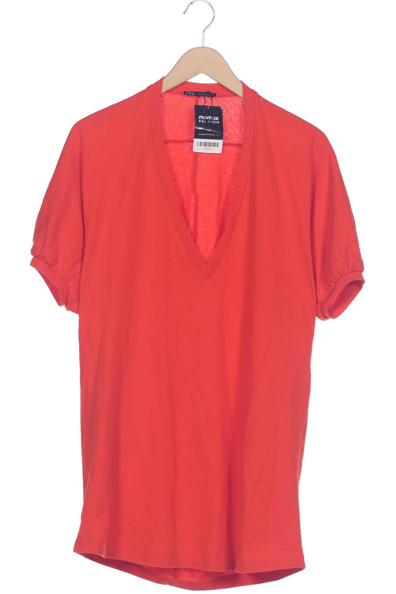 

Zara Damen T-Shirt, rot, Gr. 36