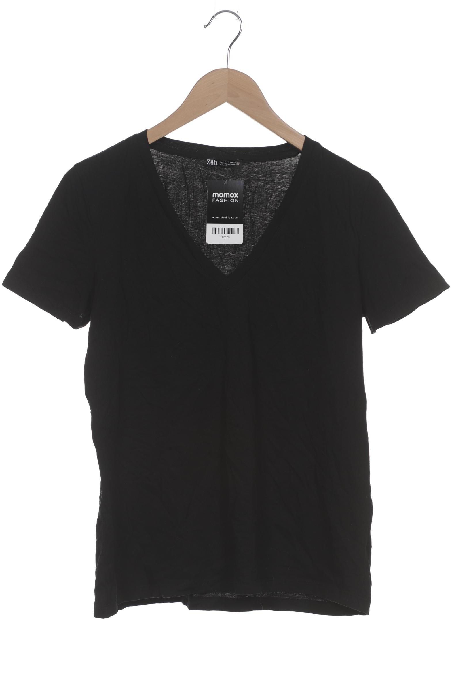 

Zara Damen T-Shirt, schwarz, Gr. 38