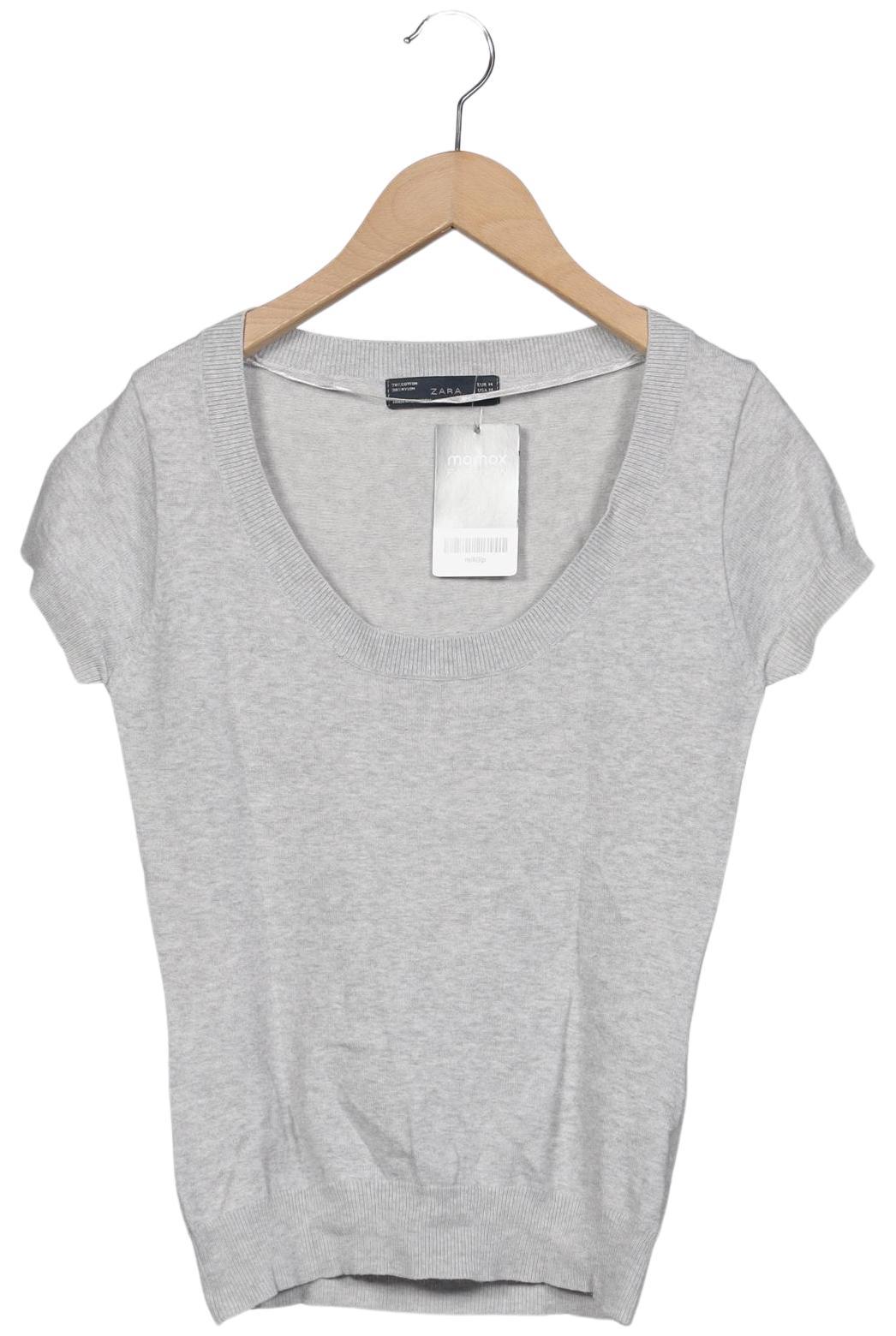 

Zara Damen T-Shirt, grau, Gr. 38