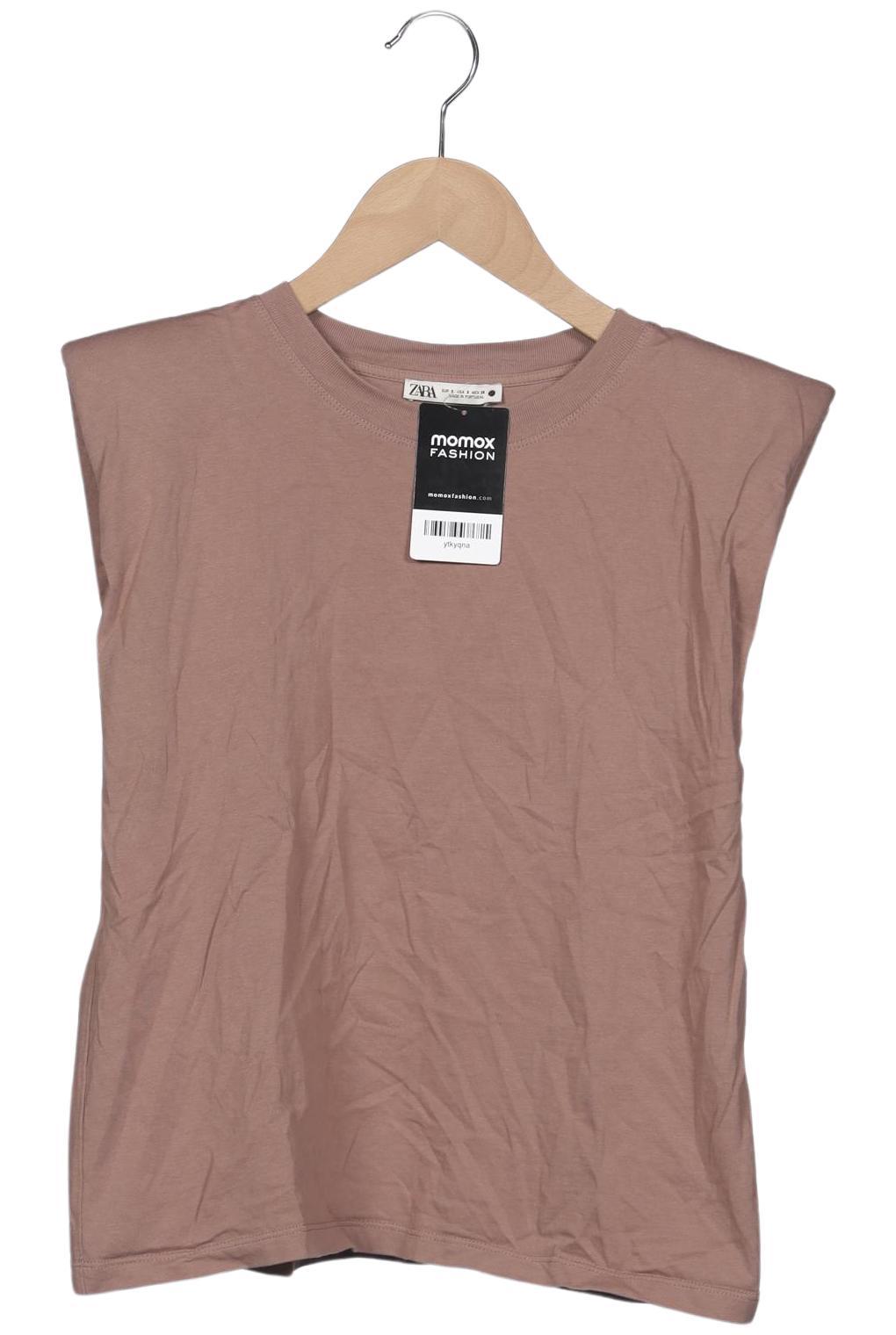 

Zara Damen T-Shirt, braun, Gr. 36