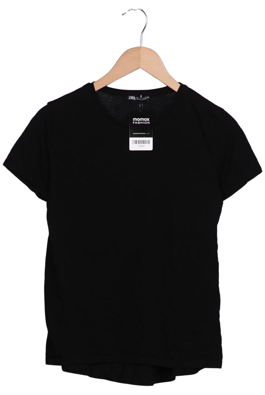 

Zara Damen T-Shirt, schwarz, Gr. 36