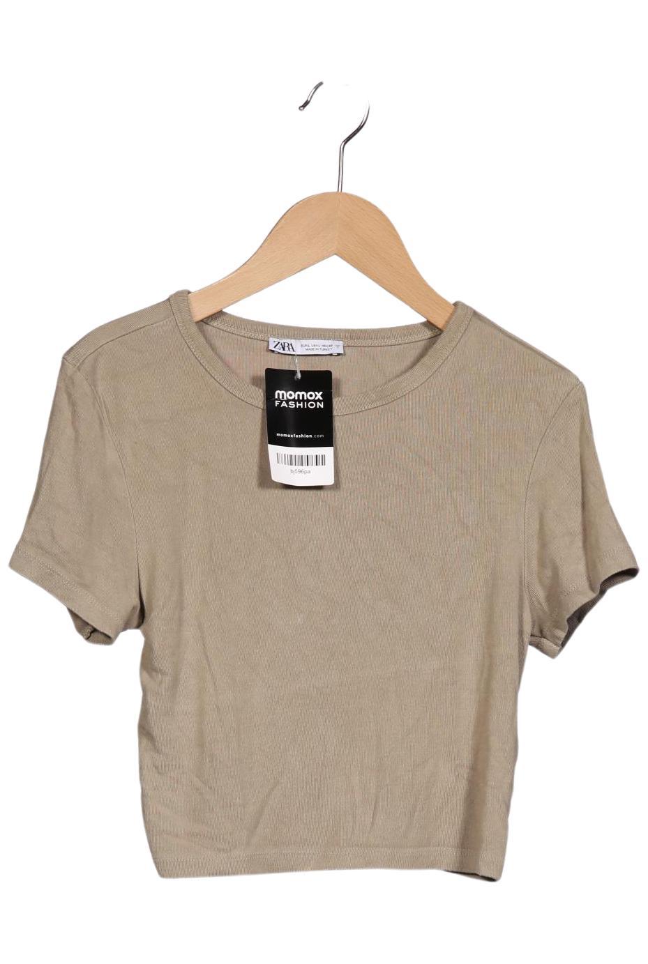 

Zara Damen T-Shirt, beige, Gr. 42