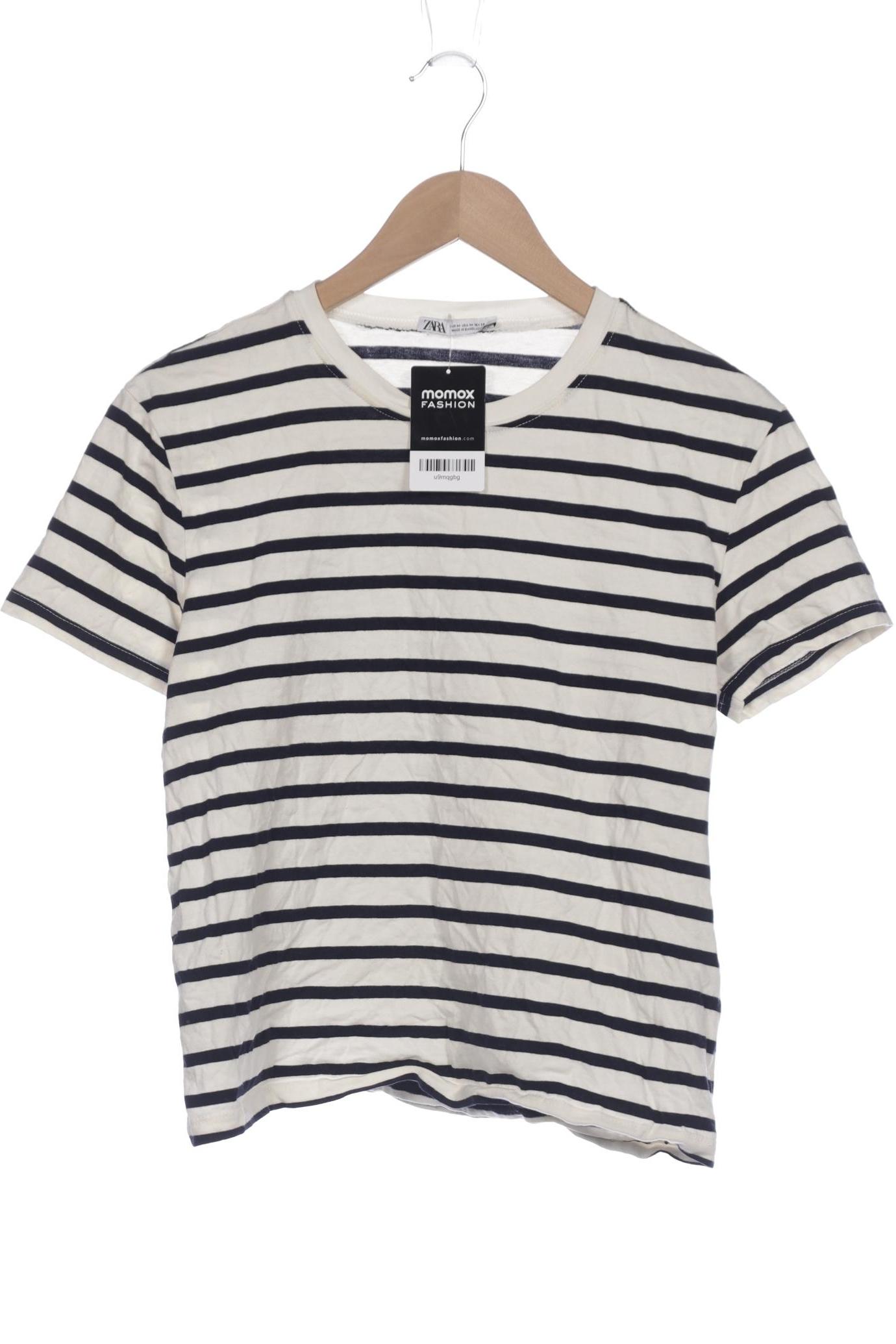 

Zara Damen T-Shirt, cremeweiß, Gr. 38