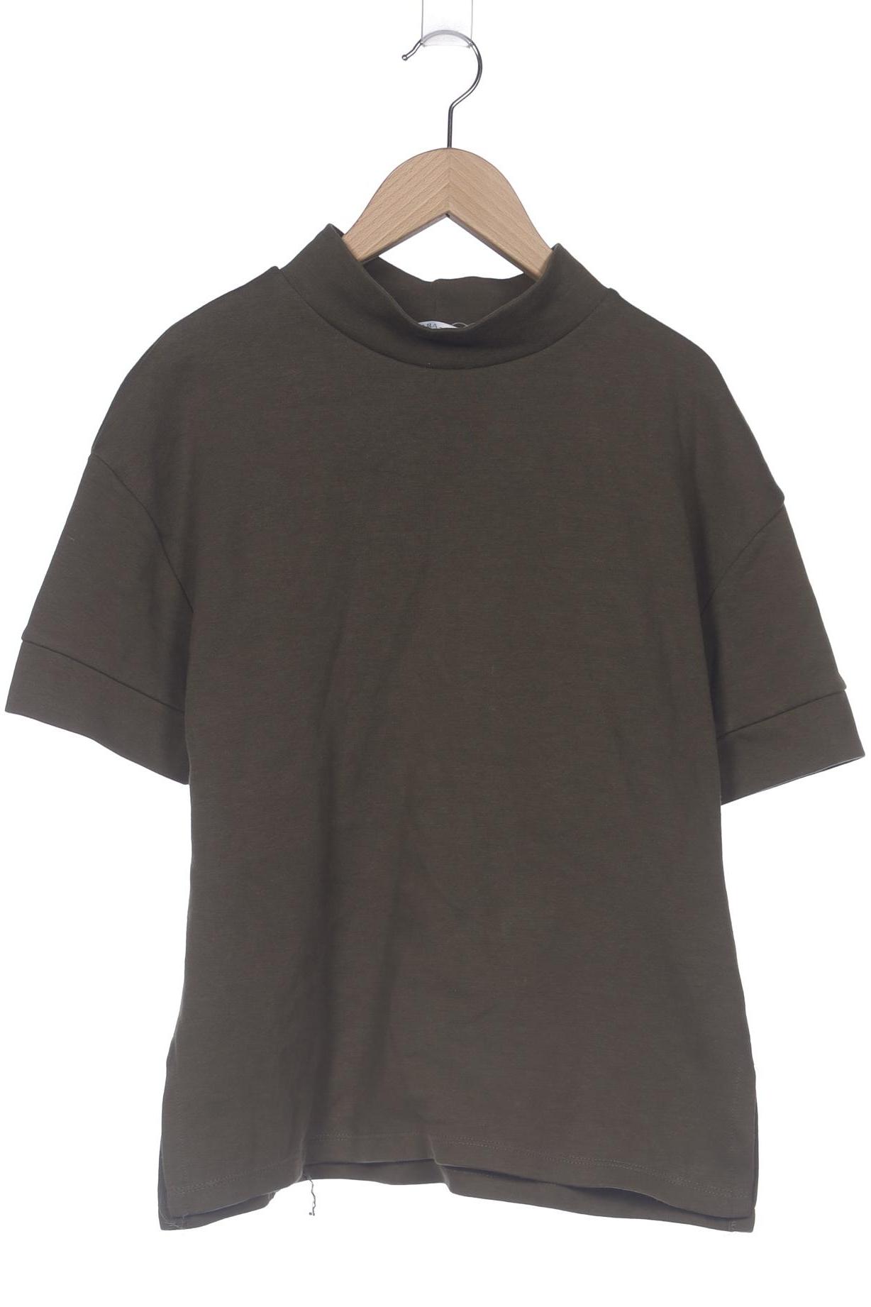

Zara Damen T-Shirt, grün, Gr. 36