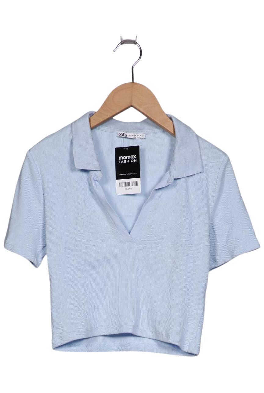 

Zara Damen T-Shirt, blau, Gr. 38