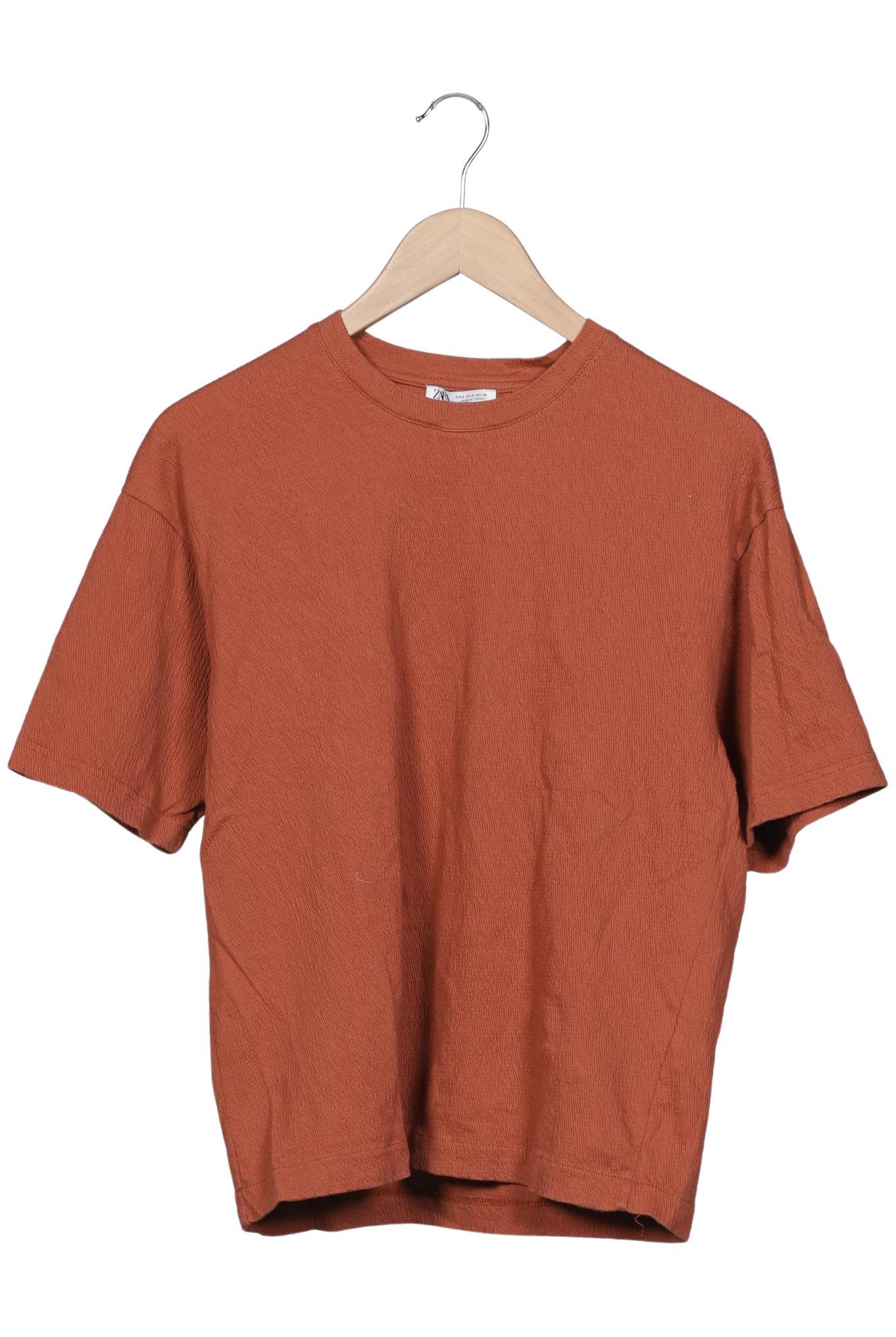 

Zara Damen T-Shirt, orange, Gr. 36