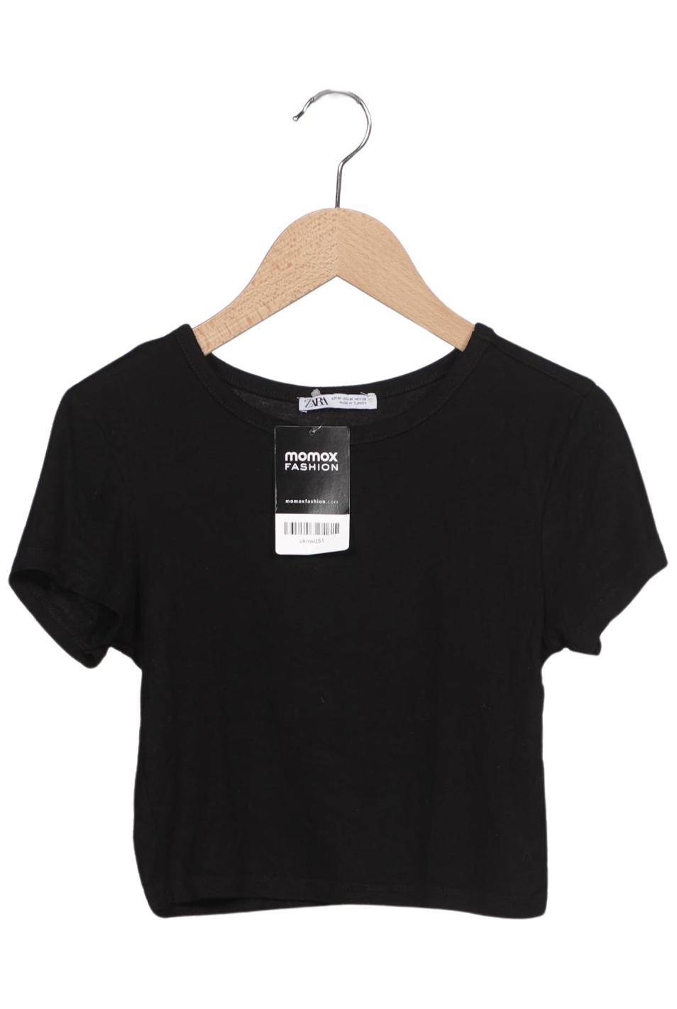 

Zara Damen T-Shirt, schwarz, Gr. 38