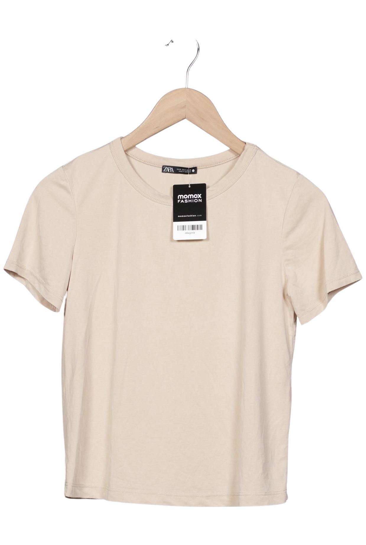 

Zara Damen T-Shirt, beige, Gr. 36