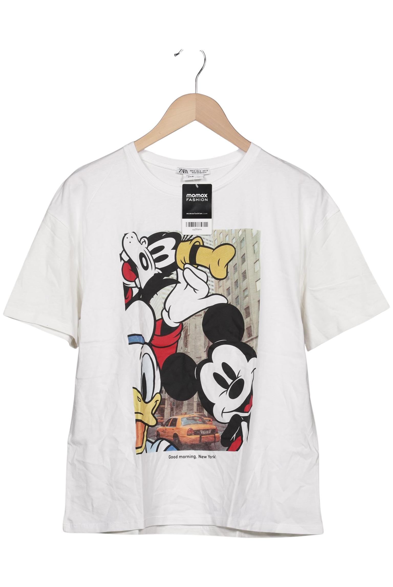 

Zara Damen T-Shirt, weiß, Gr. 38