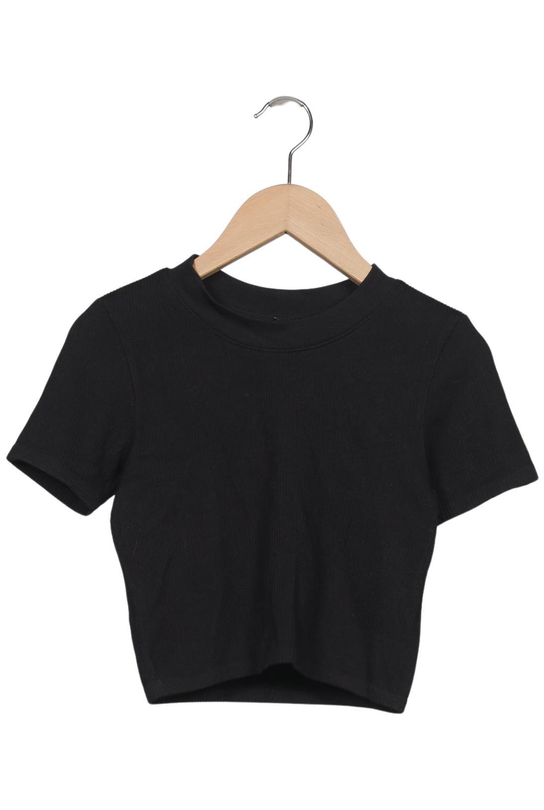 

Zara Damen T-Shirt, schwarz, Gr. 38
