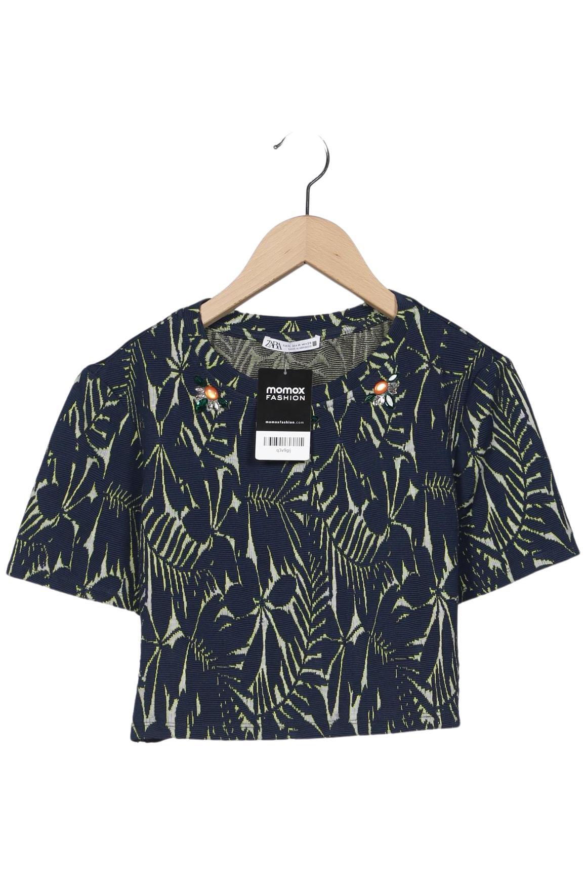 

Zara Damen T-Shirt, marineblau, Gr. 38