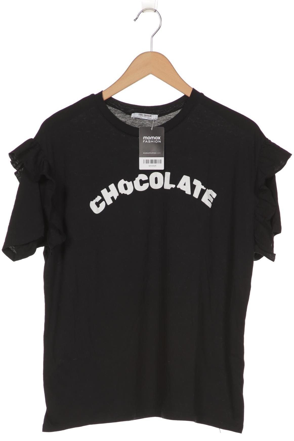 

Zara Damen T-Shirt, schwarz, Gr. 42