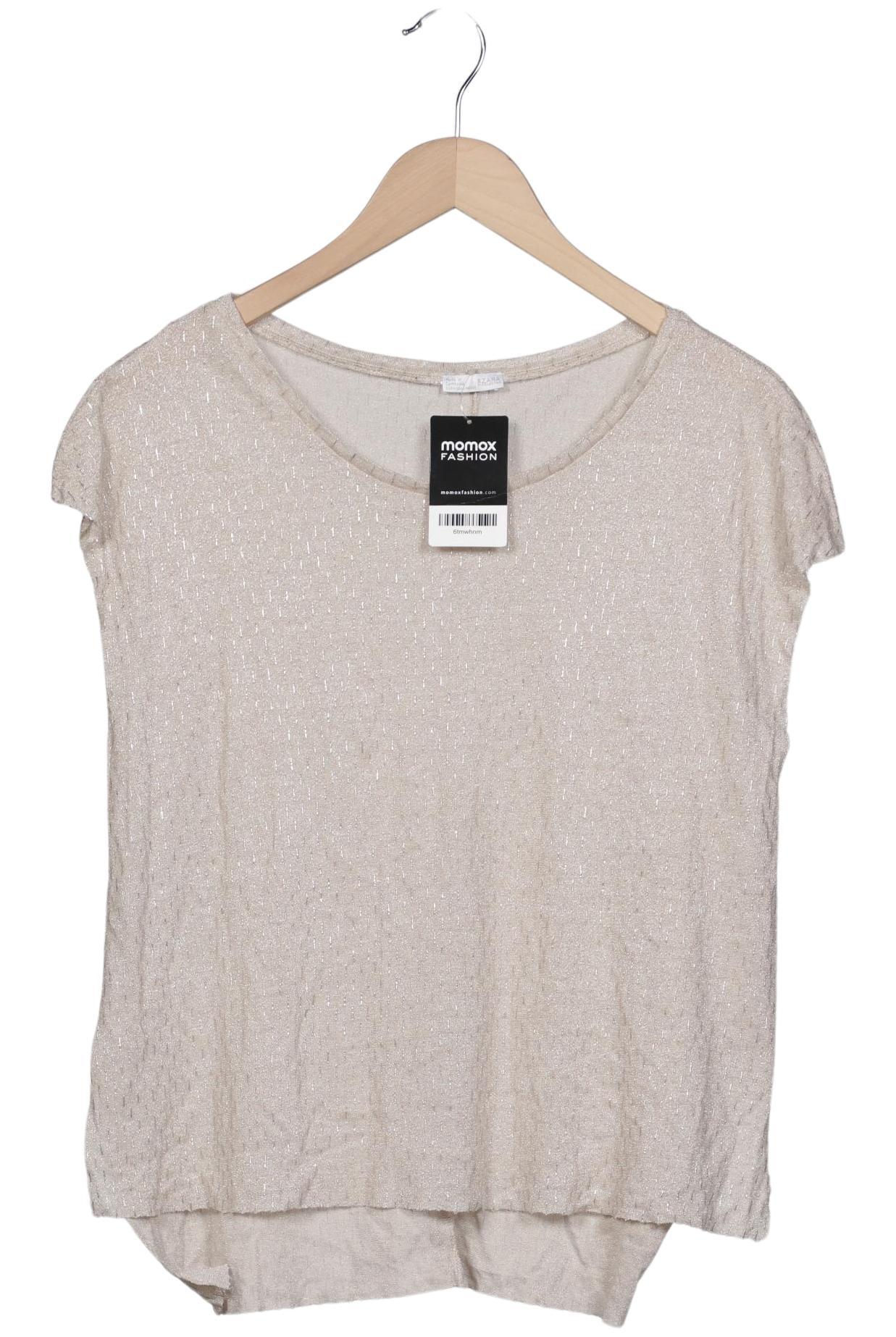 

Zara Damen T-Shirt, beige, Gr. 36