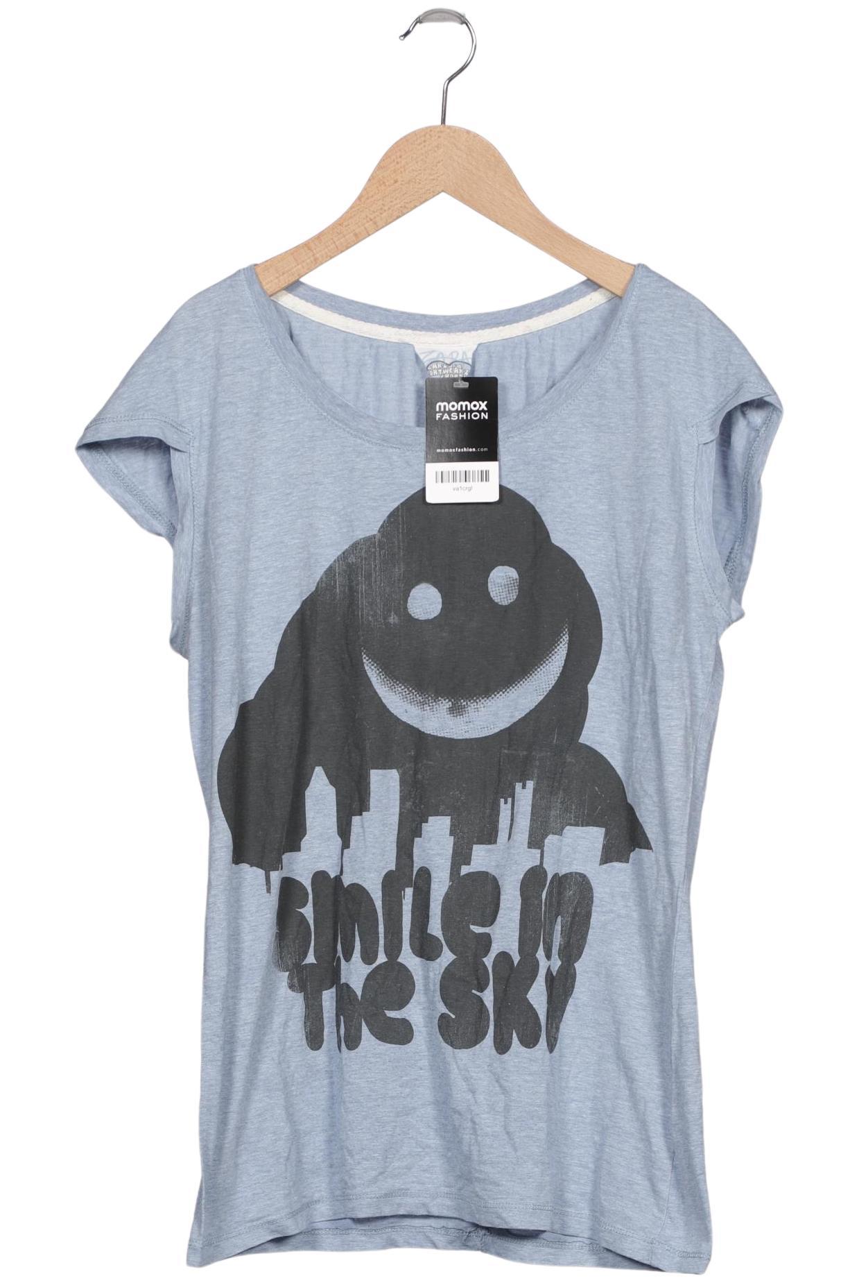 

Zara Damen T-Shirt, blau, Gr. 42