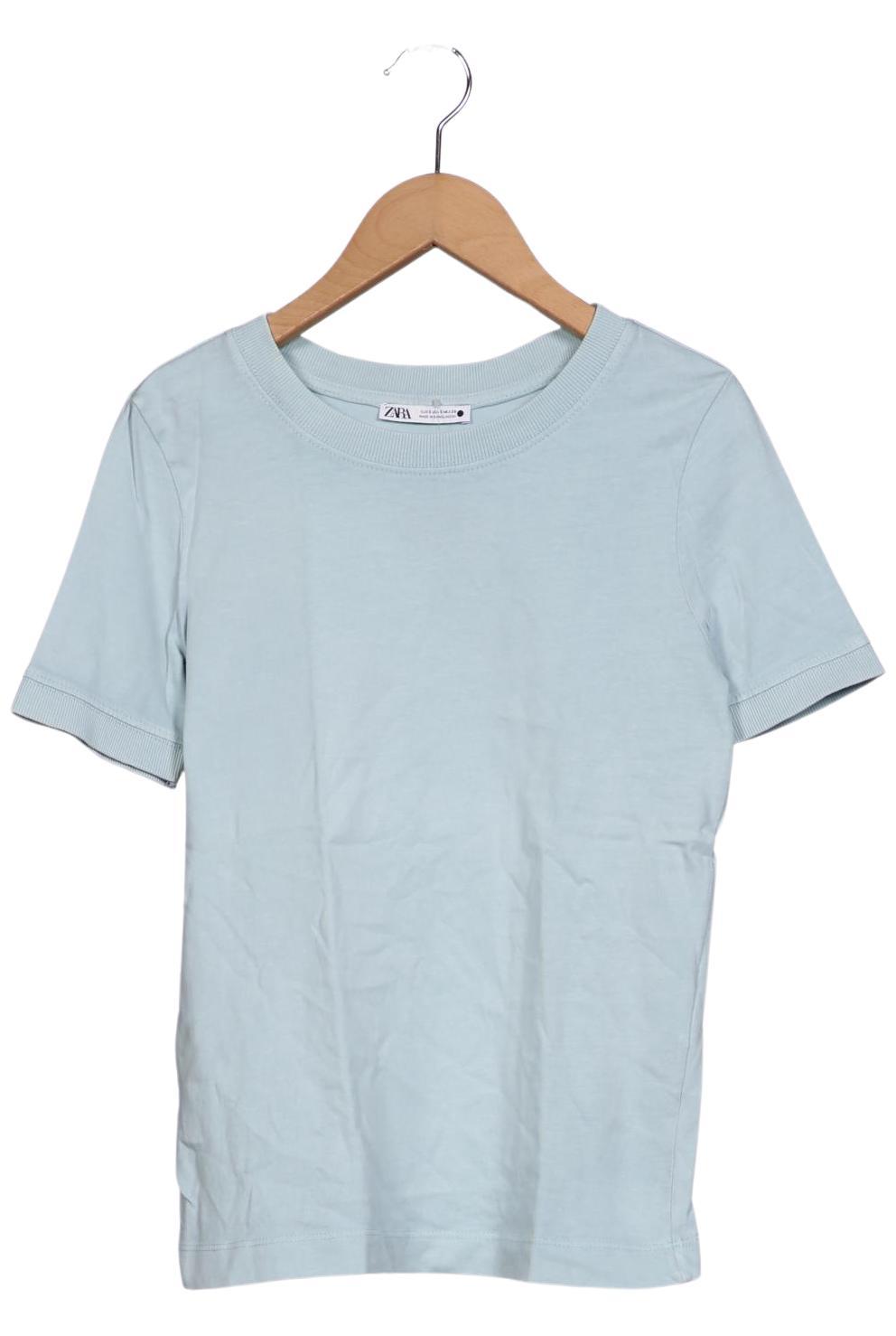 

Zara Damen T-Shirt, hellblau, Gr. 36