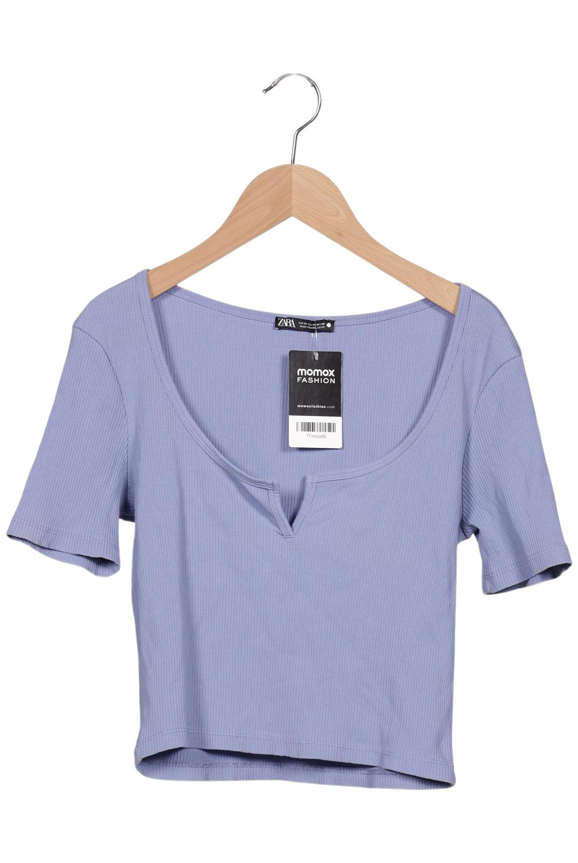 

Zara Damen T-Shirt, blau, Gr. 38