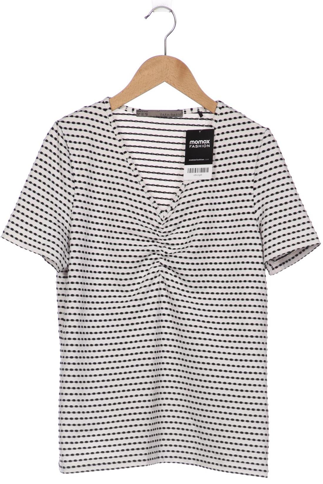 

Zara Damen T-Shirt, weiß, Gr. 34