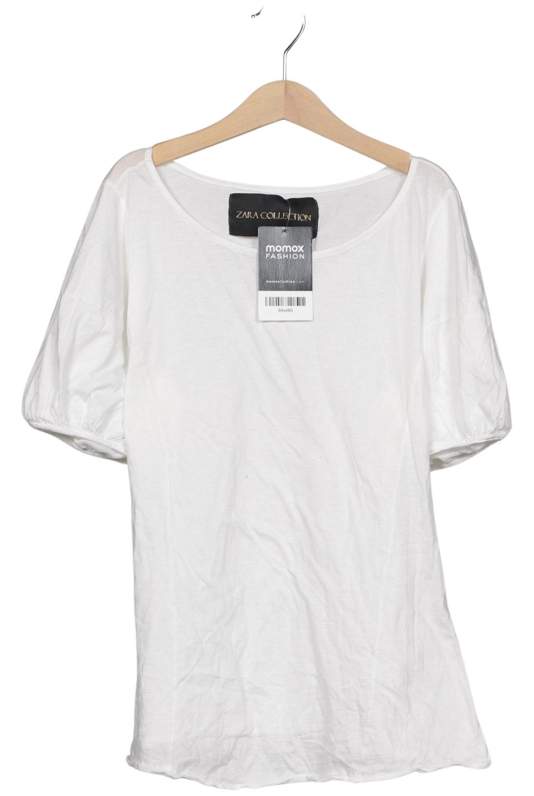 

Zara Damen T-Shirt, weiß, Gr. 36