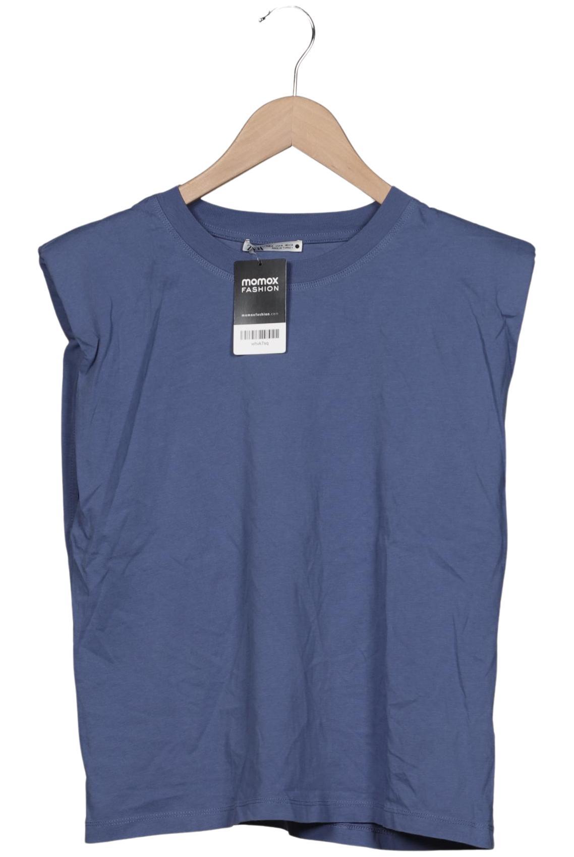 

Zara Damen T-Shirt, blau, Gr. 38