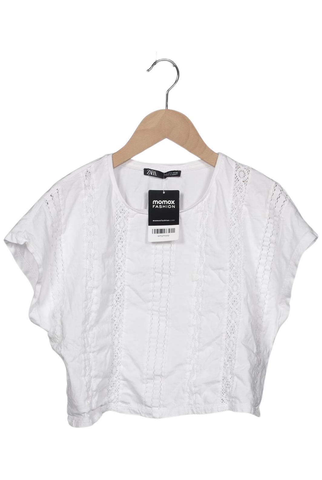 

Zara Damen T-Shirt, weiß, Gr. 36