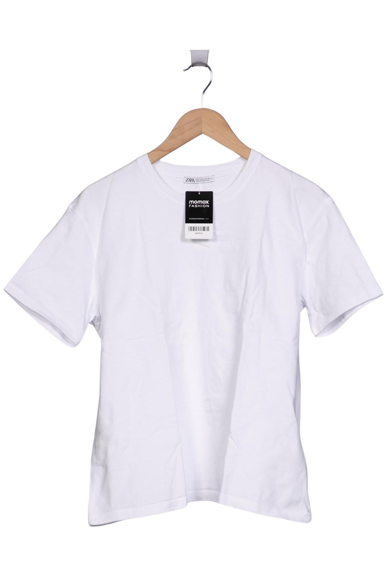 

Zara Damen T-Shirt, weiß, Gr. 42