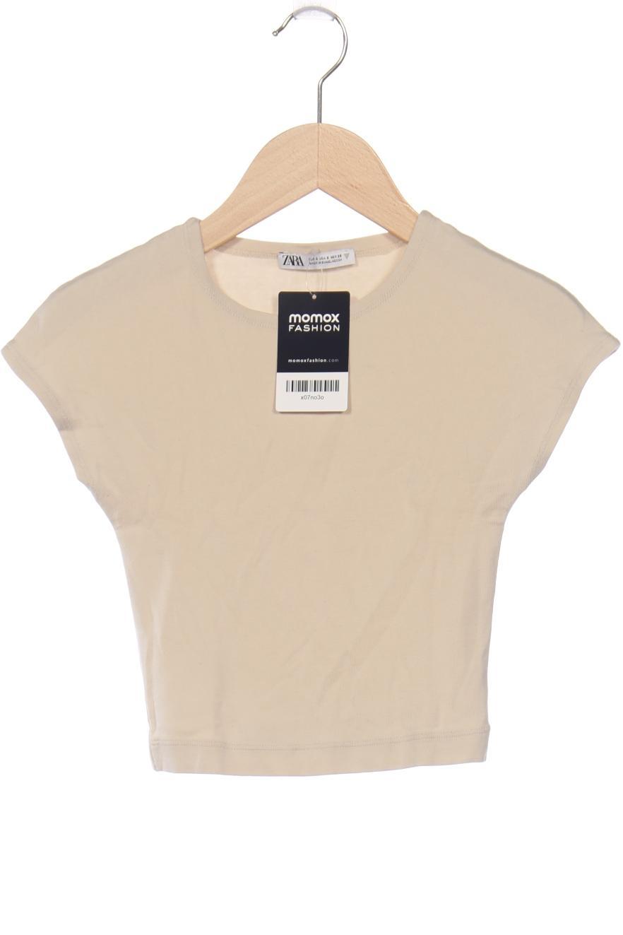 

Zara Damen T-Shirt, beige, Gr. 36