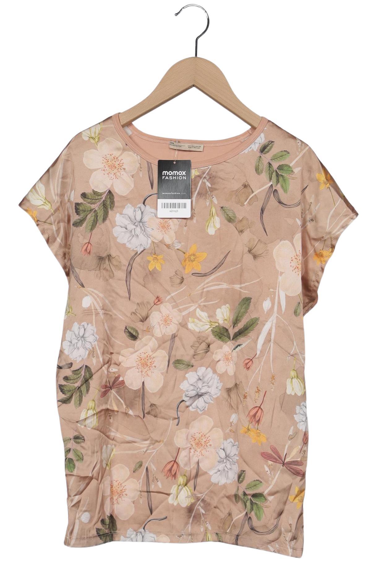 

Zara Damen T-Shirt, beige, Gr. 36
