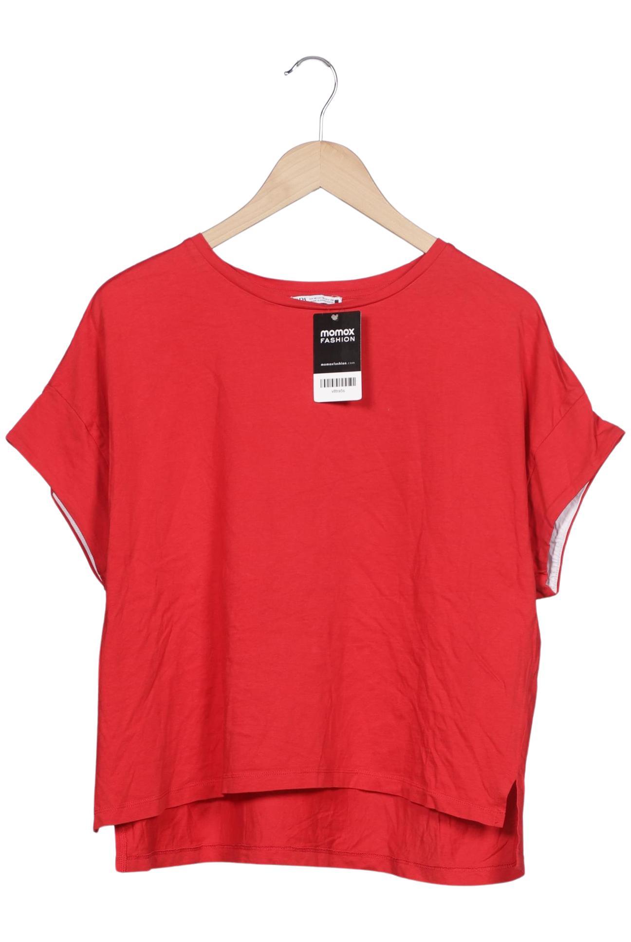 

Zara Damen T-Shirt, rot, Gr. 38
